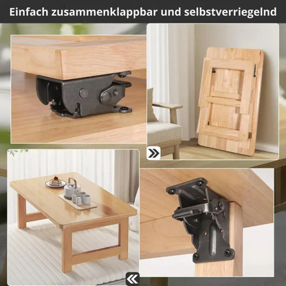 Compact Metal Table Leg Support