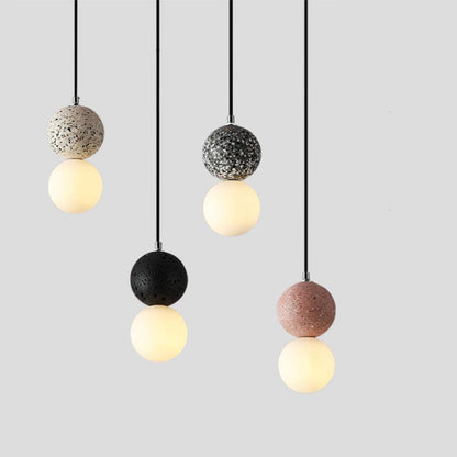 Modern Glow LED Pendant Light in Black and White