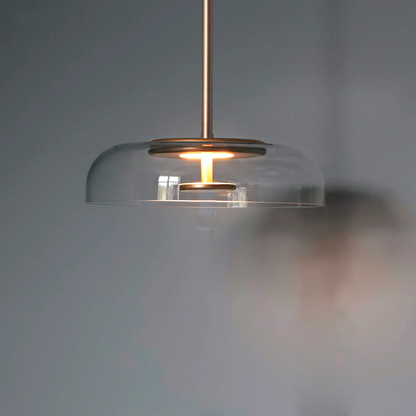 Contemporary Glass Hanging Pendant Light Fixture - Fesara