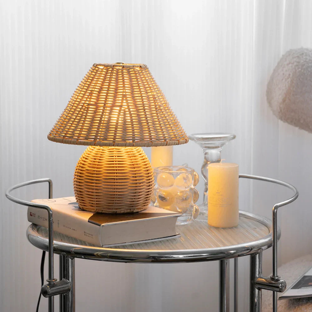 Woven Fabric Desk Lamp
