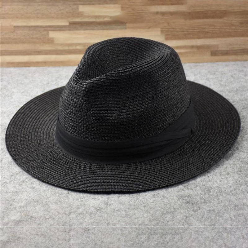 Natural Woven Panama Sun Hat