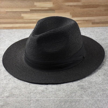 Natural Woven Panama Sun Hat