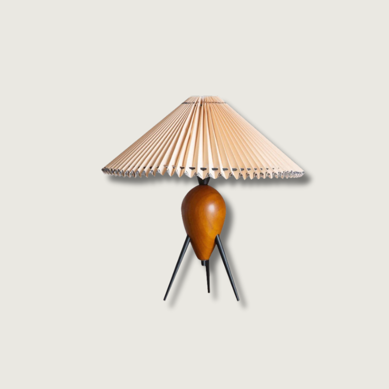 Stylish Floor Lamp with Linen Shade and LED Light - Fesara
