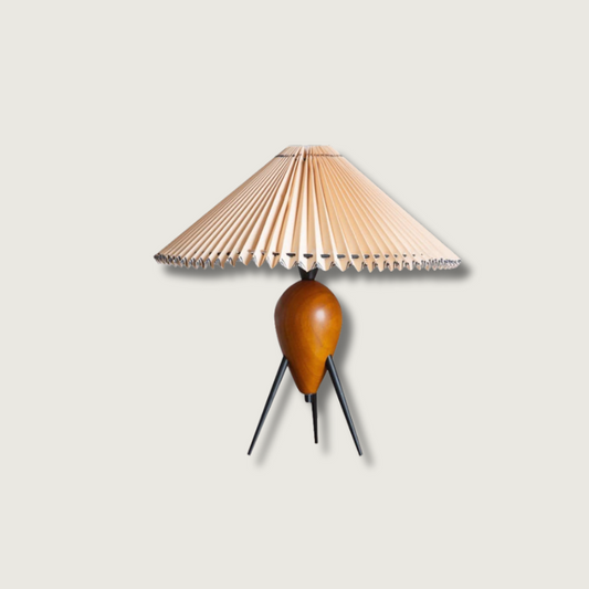 Stylish Floor Lamp with Linen Shade and LED Light - Fesara