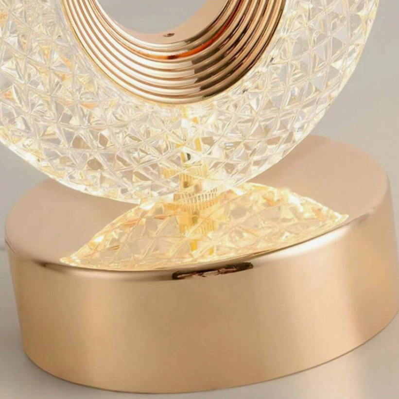 Luxurious Glass Table Lamp