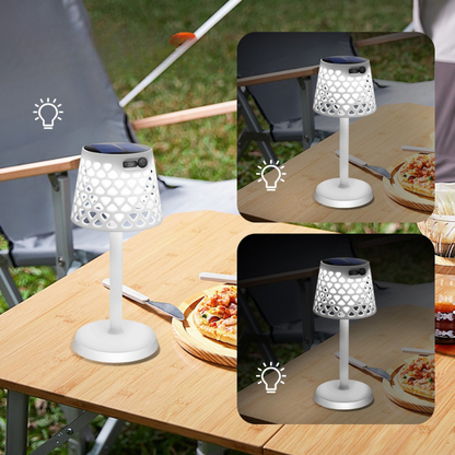 Portable Solar Powered Table Lamp