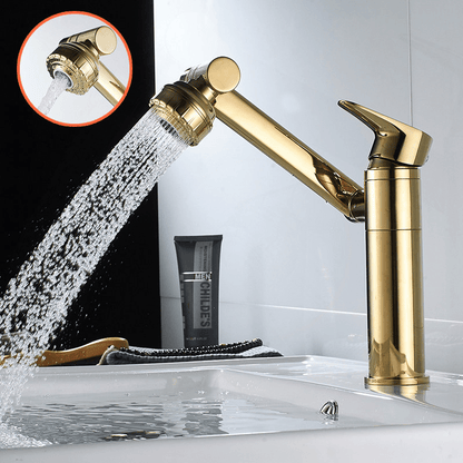 Flexible 360 Degree Kitchen Faucet with Spray Nozzle