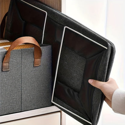 Collapsible Closet Storage Container for Folded Clothes