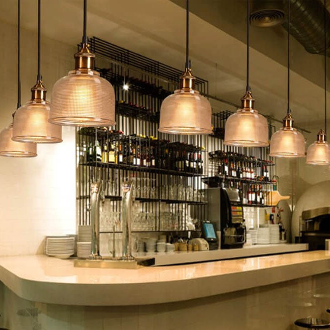 Classic Distressed Glass Pendant Light