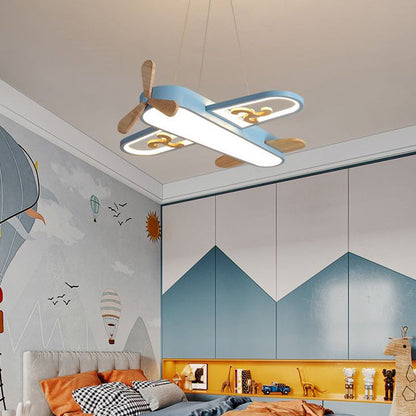 Colorful Kids LED Airplane Ceiling Light