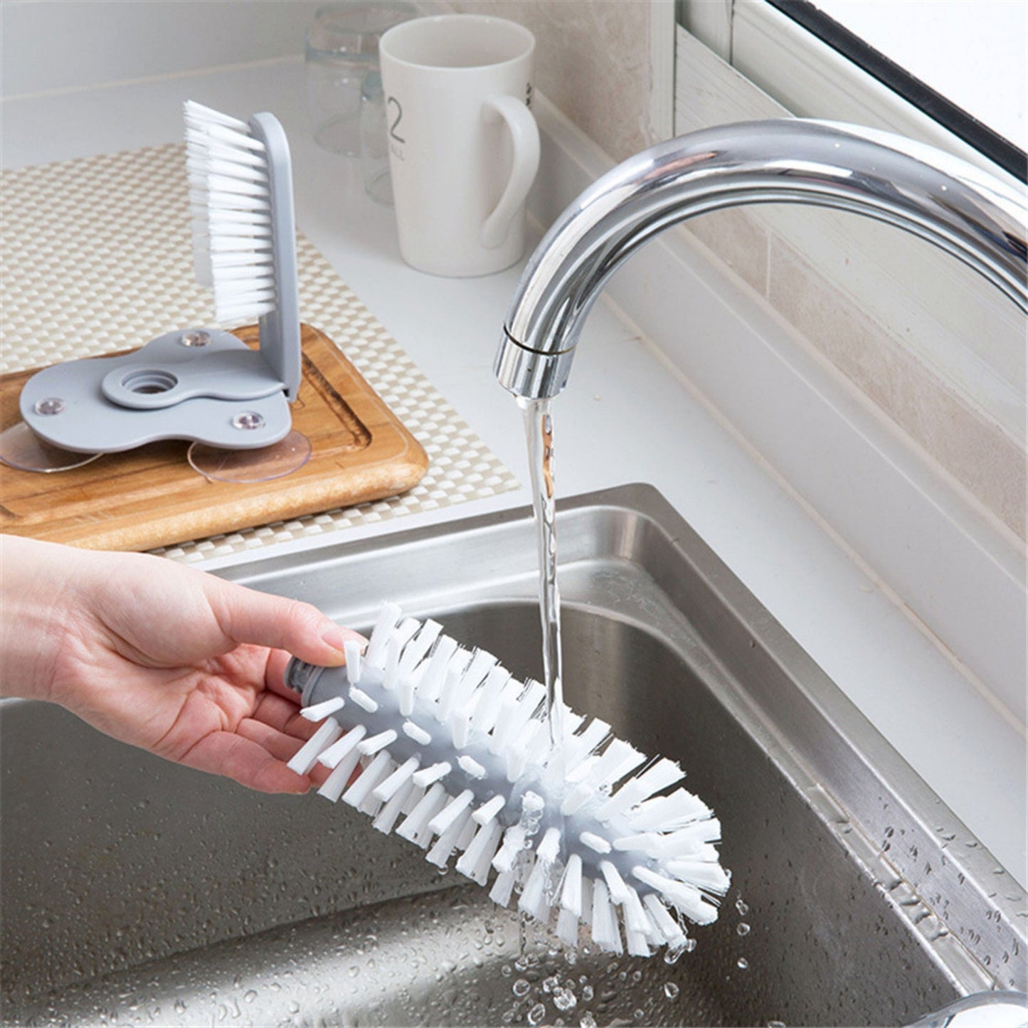 Easy Clean Bottle Brush Scrubber