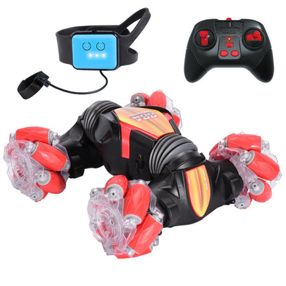 Turbo 2-in-1 Remote Control Stunt Car with Hand Controller