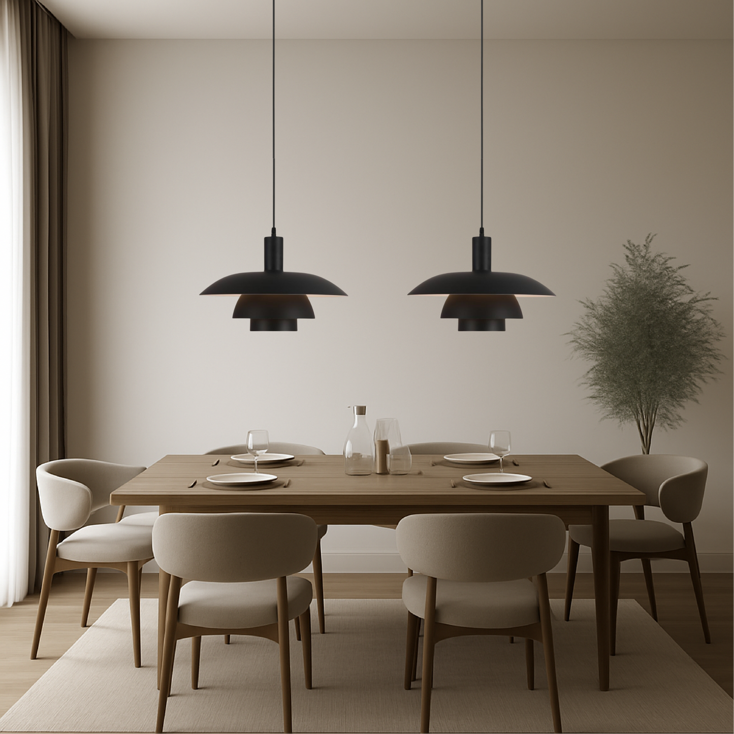 Scandinavian Design Hanging Light Pendant