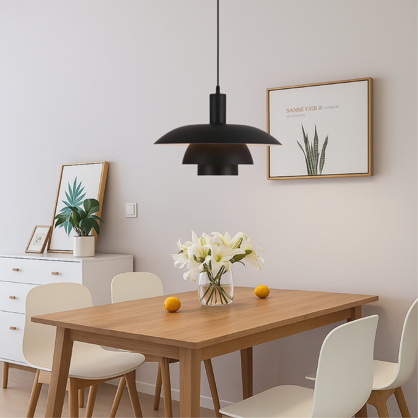 Scandinavian Design Hanging Light Pendant - Fesara