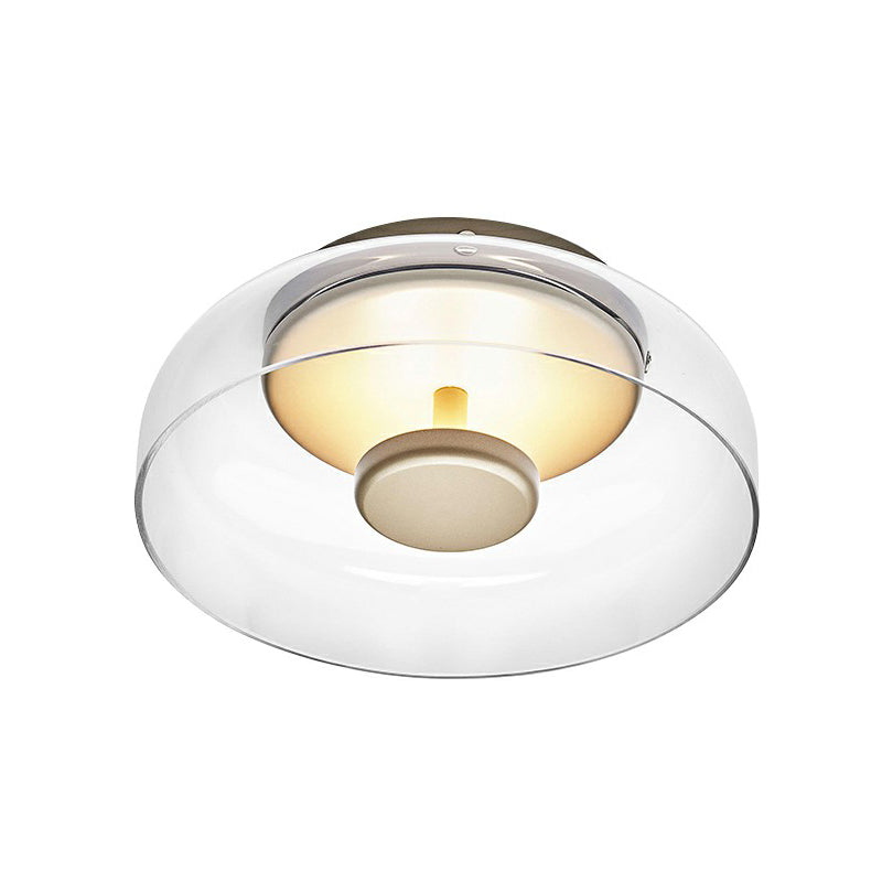 Elegant Glass Crystal Ceiling Light Fixture
