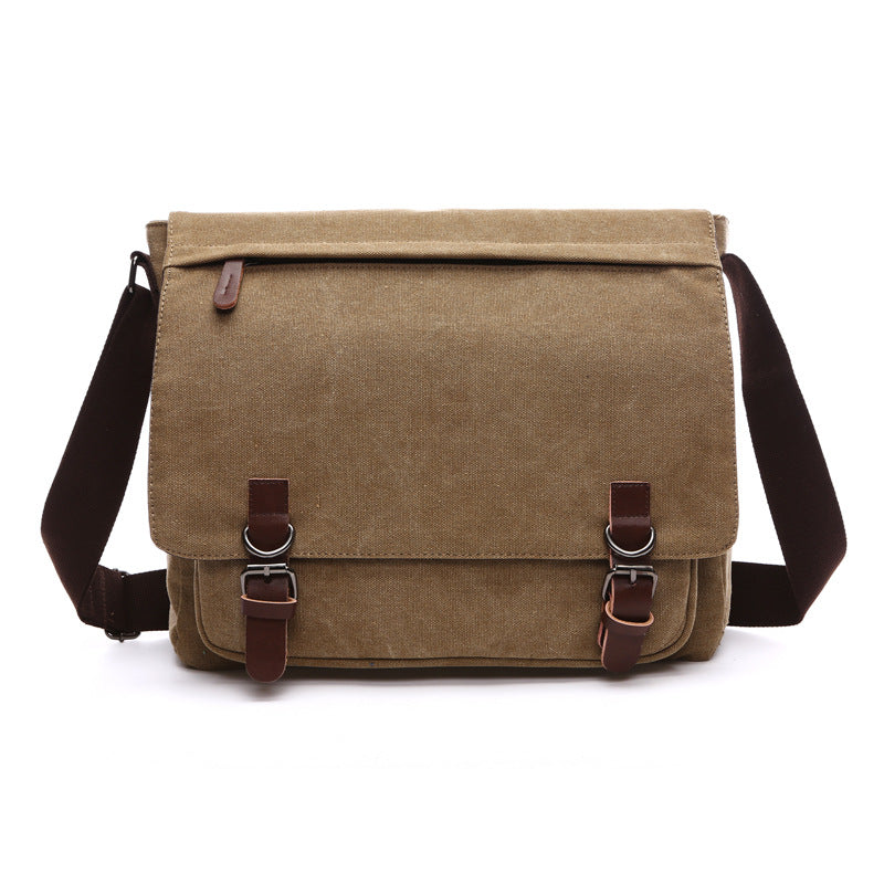 Tough Leather Messenger Bag for Men - Fesara