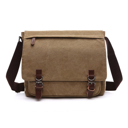 Tough Leather Messenger Bag for Men - Fesara