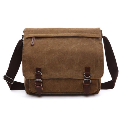 Tough Leather Messenger Bag for Men