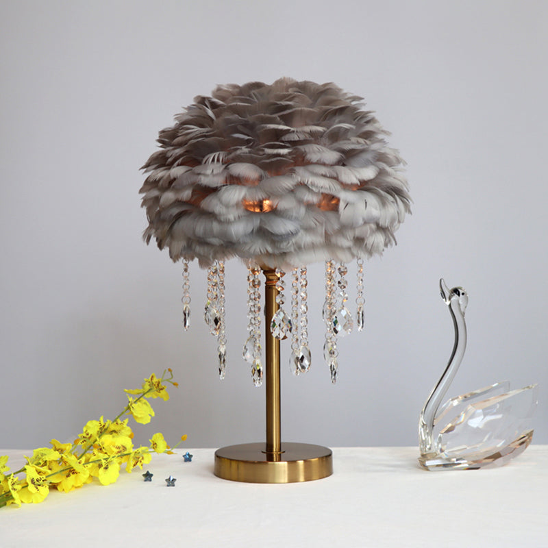 Chic Crystal Bedside Table Lamp