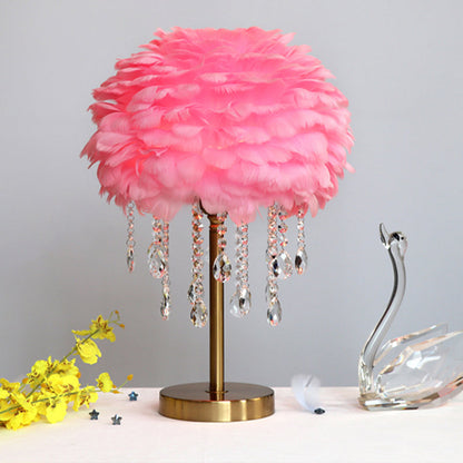 Chic Crystal Bedside Table Lamp