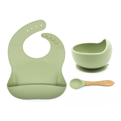 Soft Baby Silicone Feeding Set