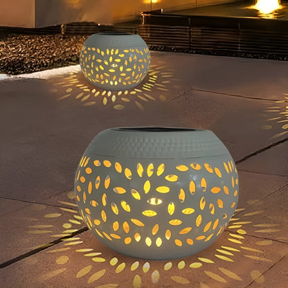 Stylish Solar Garden Lamp with Dots