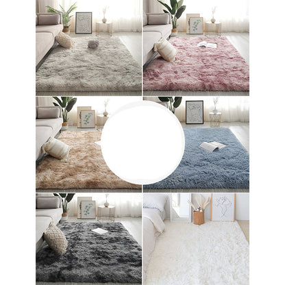 Fesara | Soft Plush Living Room Rug Multicolor Stain Resistant Mat