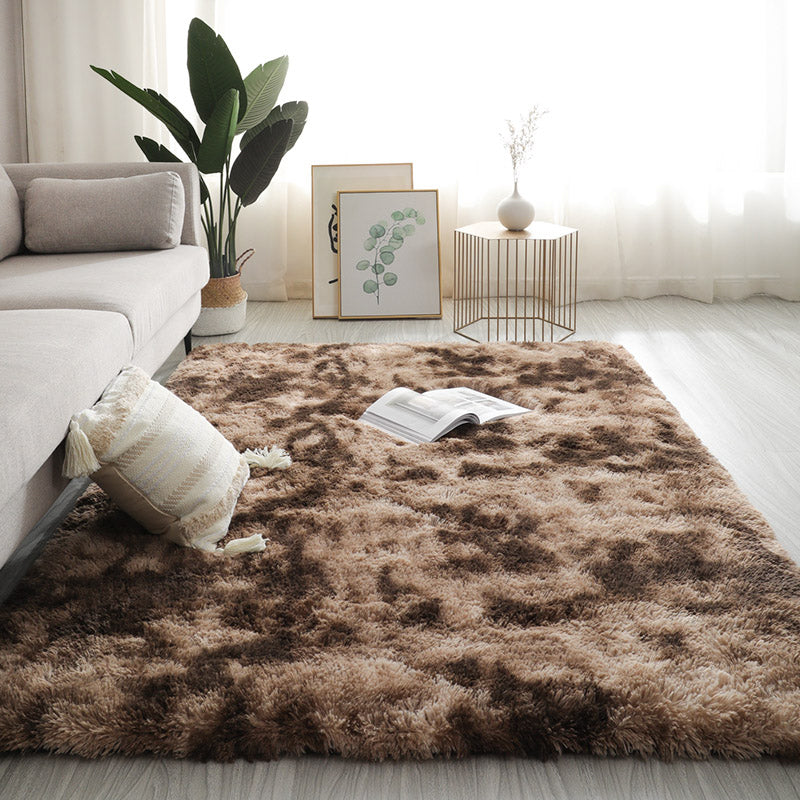 Fesara | Soft Plush Living Room Rug Multicolor Stain Resistant Mat