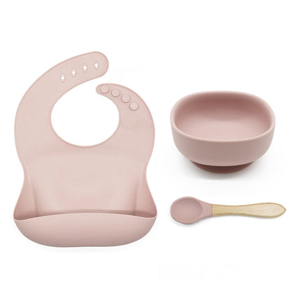 Soft Baby Silicone Feeding Set