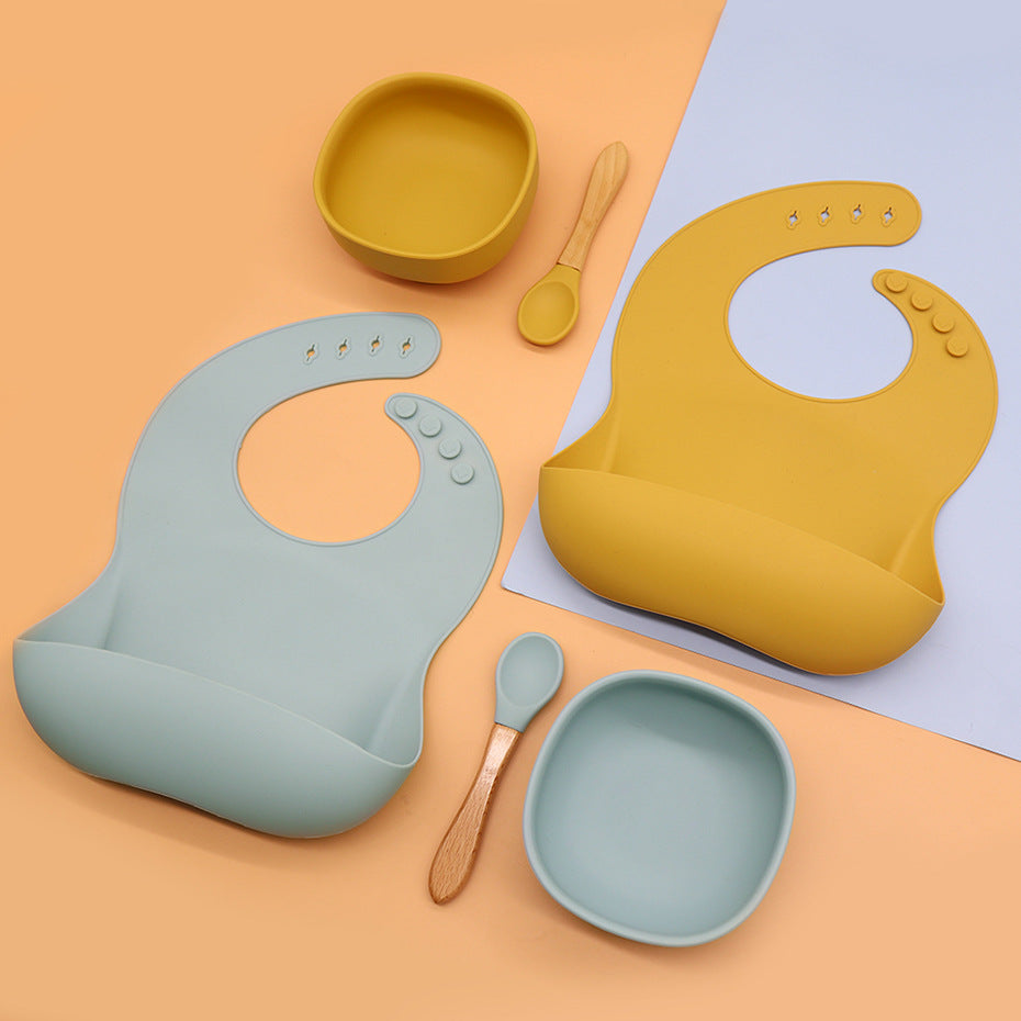 Fun Kids Dining Set - Non Slip Plate and Utensils