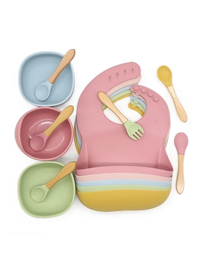 Fun Kids Dining Set - Non Slip Plate and Utensils