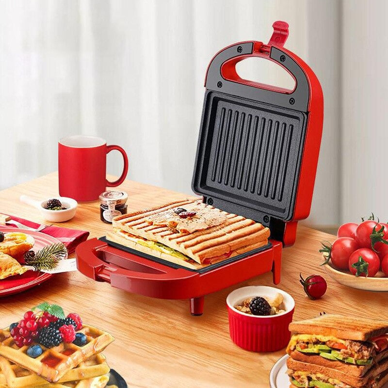 Compact 2-in-1 Breakfast Toaster & Sandwich Maker - Fesara