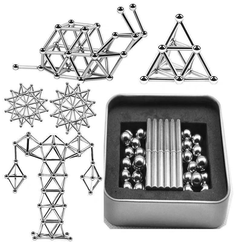 Magnetic Building Blocks Set for Kids DIY Creativity - Fesara