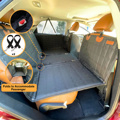 Pet Car Back Seat Extender with Door Protectors