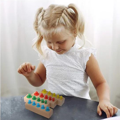 Educational Wooden Number Color Learning Toy
