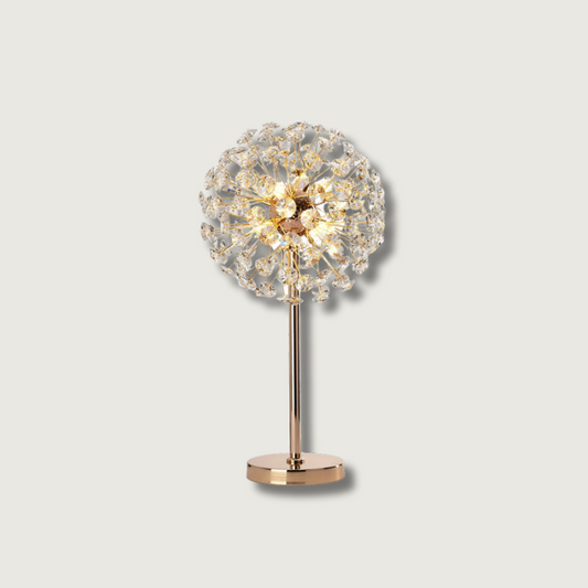 Beautiful Flower Crystal Desk Lamp - Fesara
