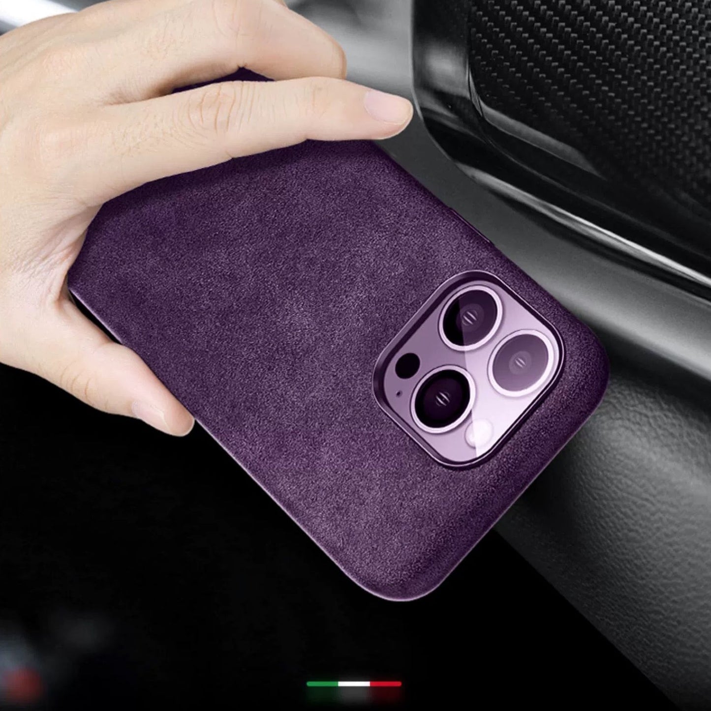 Premium Leather Magnetic iPhone Phone Case