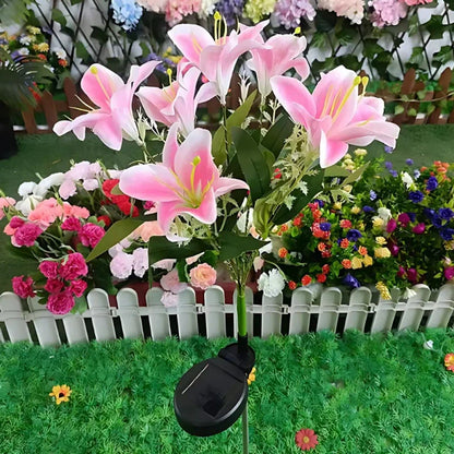 Colorful Solar Powered Garden Lights
