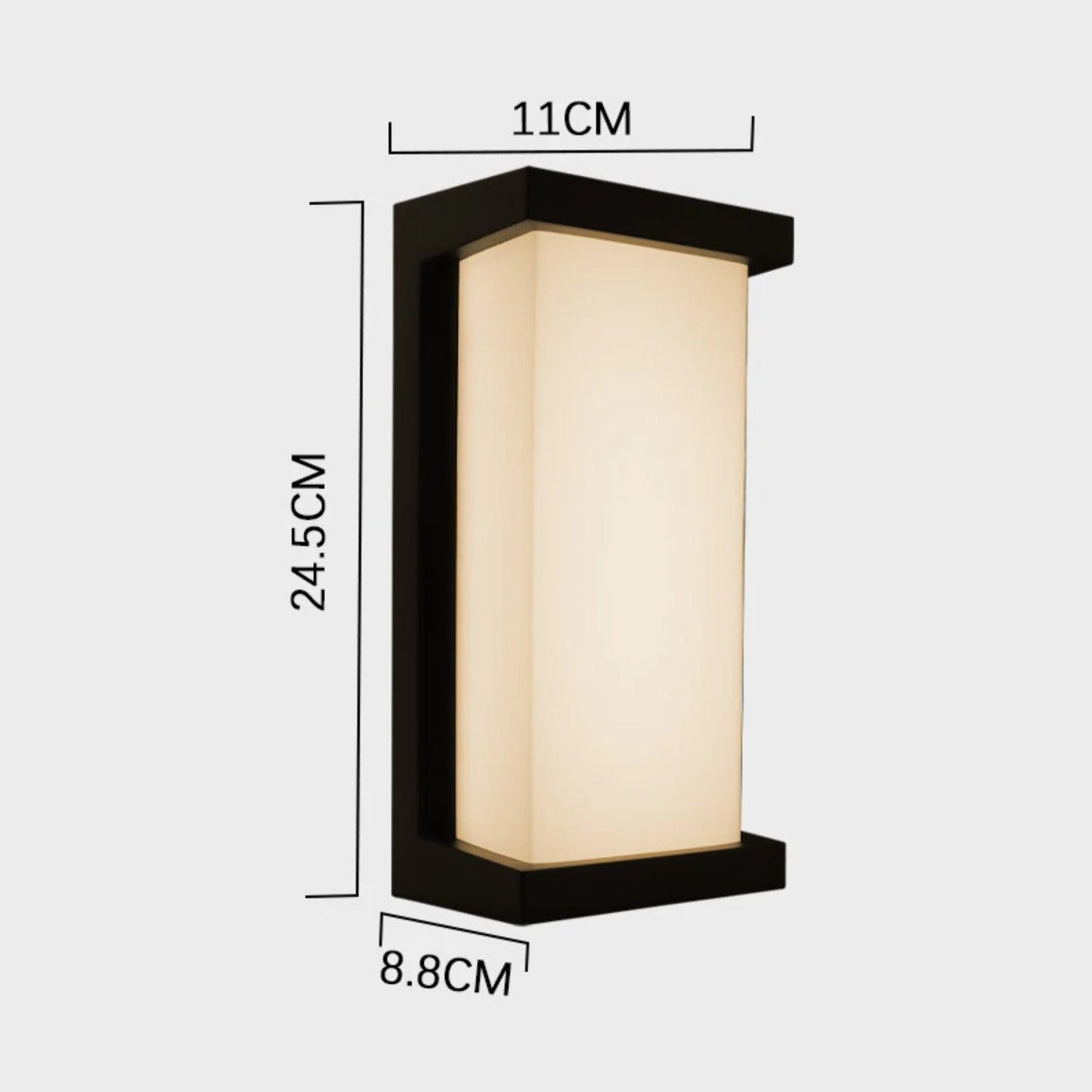 Bright Waterproof Outdoor LED Wall Light with Motion Sensor