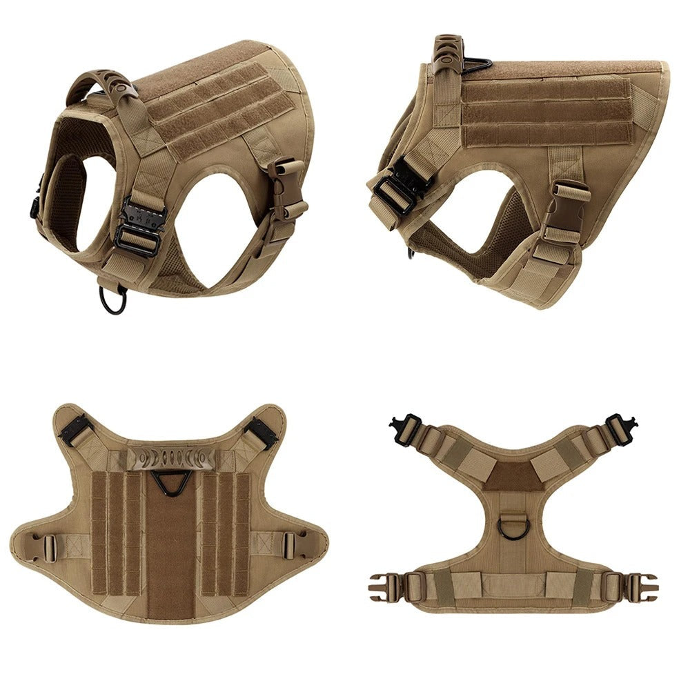 Durable Padded Dog Vest - Adjustable Training Harness