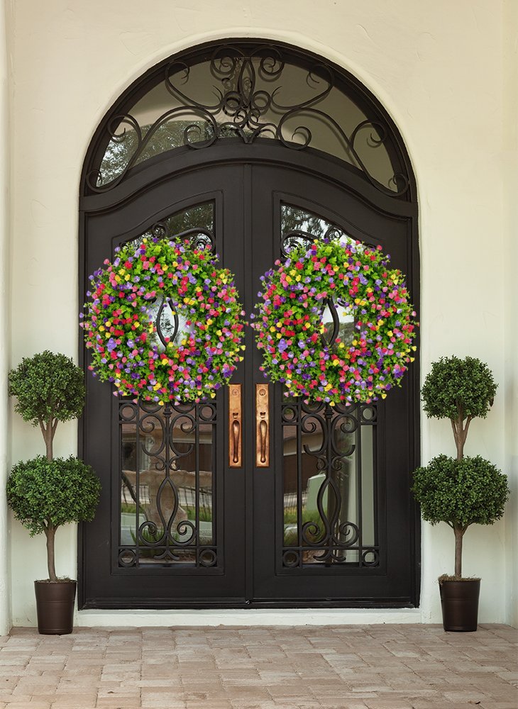 Beautiful Floral Wreath for Front Door