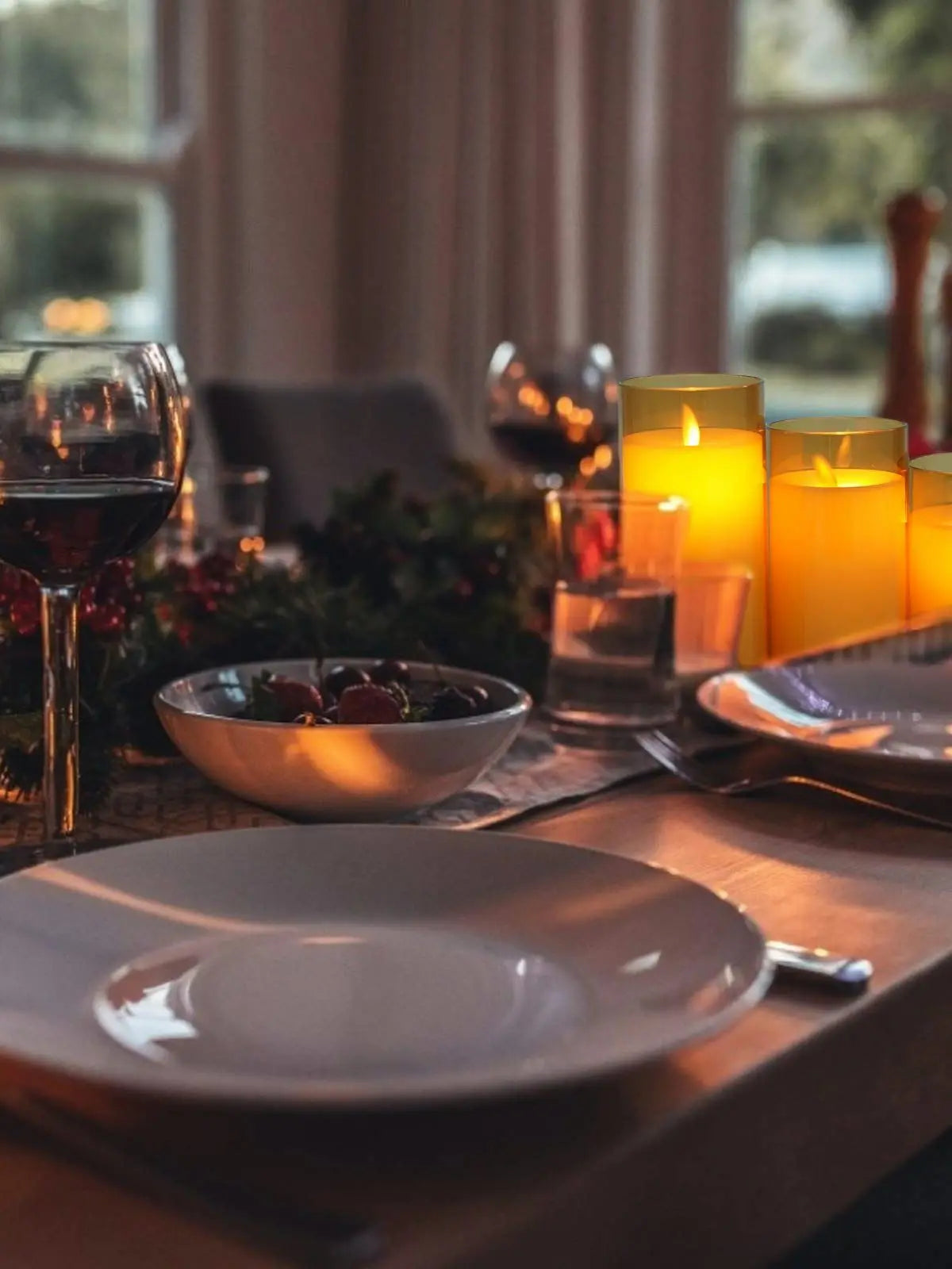 Warm LED Tea Light Candles for Home Ambiance