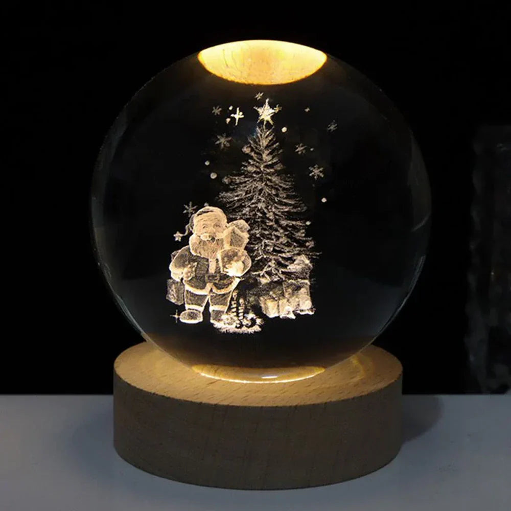 Sparkling Glass Crystal Orb