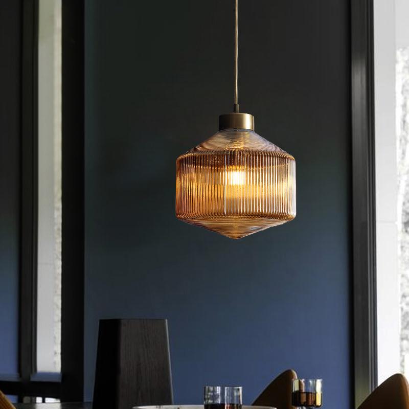 Stylish Glass Candle Ceiling Light Fixture