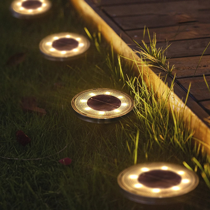 Bright Solar Powered Garden Lights