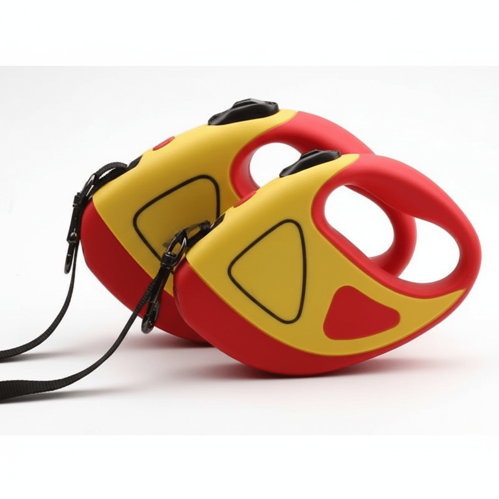 Glowing Retractable Dog Leash with Reflectors