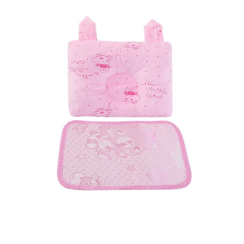 Baby Sleep Support Pillow Set - Soft Ventilated Wedge Pillow