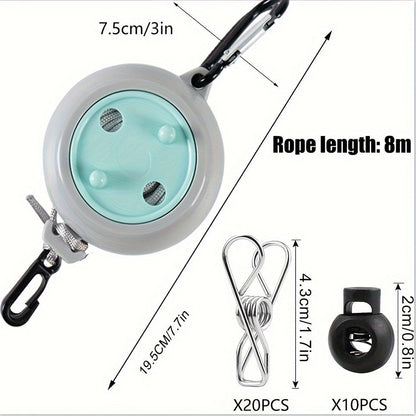 Portable Compact Travel Clothes Line