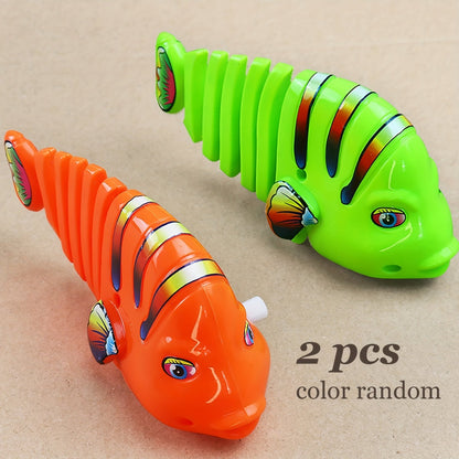 Colorful Winding Fish Shape Toy