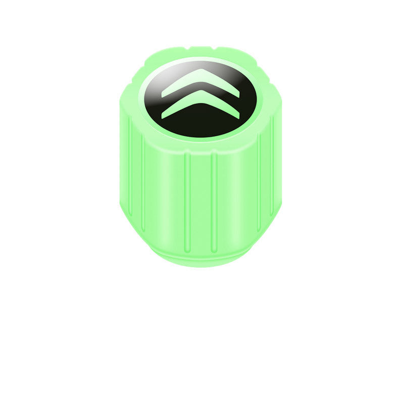 Bright Green LED Tire Valve Caps 20-Pack Universal Fit
